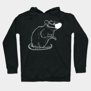 Rat with Mask Hoodie